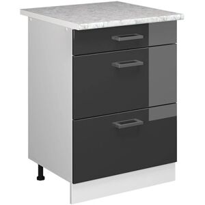 Gabinete de cocina Vicco R-Line - Antracita - 60cm - Altura ajustable Gabinete de cocina Vicco R-Line - Antracita - 60cm - Altura ajustable