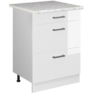 Meuble bas de cuisine Vicco R-Line - 60cm, Blanc brillant - Mobilier de cuisine - Publicité Meuble bas de cuisine Vicco R-Line - 60cm, Blanc brillant - Mobilier de cuisine - Publicité