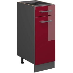 Meuble de cuisine Vicco R-Line - 30cm, Bordeaux rouge, modules réglables - Publicité Meuble de cuisine Vicco R-Line - 30cm, Bordeaux rouge, modules réglables - Publicité