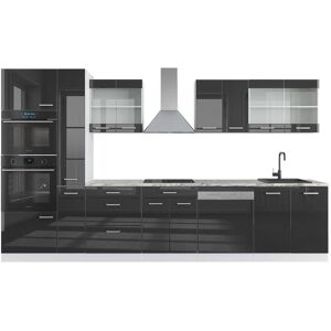 Vicco Küchenschrank - Anthrazit Weiß - 350cm Modulärlösung Vicco Küchenschrank - Anthrazit Weiß - 350cm Modulärlösung
