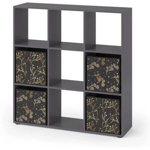 Divisor de ambientes Nove de Vicco - 9 compartimentos negro Divisor de ambientes Nove de Vicco - 9 compartimentos negro