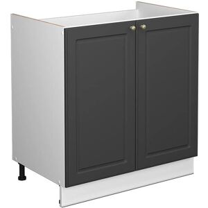 Vicco - Mobili base per cucina Fame-Line - 80cm Bianco/Oro - Stile Rustico Vicco - Mobili base per cucina Fame-Line - 80cm Bianco/Oro - Stile Rustico