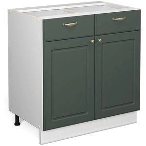 Vicco - Meuble bas de cuisine Fame-Line, Vert doré Style cottage, 80cm - Meuble de Cuisine - Publicité Vicco - Meuble bas de cuisine Fame-Line, Vert doré Style cottage, 80cm - Meuble de Cuisine - Publicité