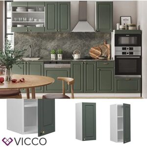 Vicco - Modelo Fame-Line 30cm Blanco/Verde-dorado - Armario de pared Vicco - Modelo Fame-Line 30cm Blanco/Verde-dorado - Armario de pared