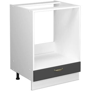 Vicco Armoire pour four encastré Fame-Line 60cm Antracita-oro - Armoire de Cuisine - Publicité Vicco Armoire pour four encastré Fame-Line 60cm Antracita-oro - Armoire de Cuisine - Publicité