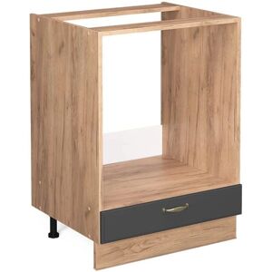 Armario para horno empotrado Vicco - 60cm Antracita-oro Armario para horno empotrado Vicco - 60cm Antracita-oro