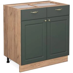Vicco Modell Fame-Line 80cm Küchenunterschrank - Grün Gold Vicco Modell Fame-Line 80cm Küchenunterschrank - Grün Gold