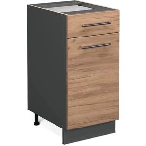 Vicco - Fame-Line Küchenunterschrank - 40cm, Eichen-Gold, Softclose Vicco - Fame-Line Küchenunterschrank - 40cm, Eichen-Gold, Softclose