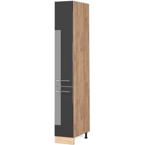Vicco - Armadio alto Fame-Line 30 cm quercia/antracite alto lucido Vicco - Armadio alto Fame-Line 30 cm quercia/antracite alto lucido