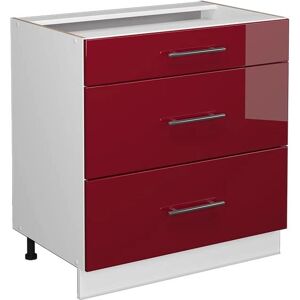 Vicco Modèle Fame-Line Rouge Bordeaux brillant meuble de cuisine - Armoire de cuisine - Publicité Vicco Modèle Fame-Line Rouge Bordeaux brillant meuble de cuisine - Armoire de cuisine - Publicité