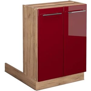 Vicco Isla de Cocina - 60cm, Rojo Burdeos, Alto Brillo - Isla de Cocina Vicco Isla de Cocina - 60cm, Rojo Burdeos, Alto Brillo - Isla de Cocina