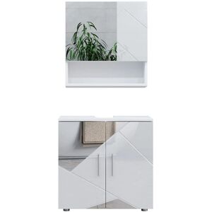 Vicco Irma Badezimmermöbelset - Weiß Modernes Design Vicco Irma Badezimmermöbelset - Weiß Modernes Design