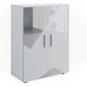 Vicco Armoire de salle de bain Irma - Blanc - 60x81 cm - Publicité Vicco Armoire de salle de bain Irma - Blanc - 60x81 cm - Publicité