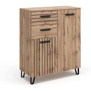 Vicco Commode Amber - Rangement Moderne en Bois 80x100cm - Publicité Vicco Commode Amber - Rangement Moderne en Bois 80x100cm - Publicité
