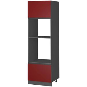 Vicco R-Line - Anthracite/Rouge - Armoire de Cuisine - Publicité Vicco R-Line - Anthracite/Rouge - Armoire de Cuisine - Publicité