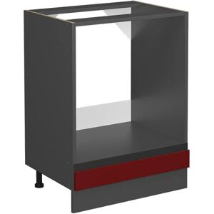 Vicco - Armadio forno da incasso, 60cm, Rosso, Forma a J - Mobili da Cucina Vicco - Armadio forno da incasso, 60cm, Rosso, Forma a J - Mobili da Cucina