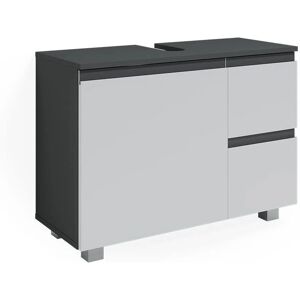 Vicco J-Shape Badmöbel - Anthrazit/Weiß Vicco J-Shape Badmöbel - Anthrazit/Weiß
