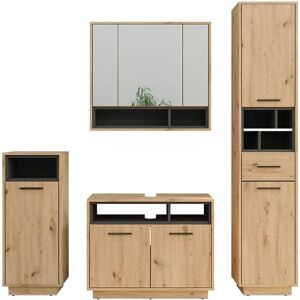 Vicco Beatrice Badezimmermöbel-Set - Roble Artesanal - 4 Stücke Vicco Beatrice Badezimmermöbel-Set - Roble Artesanal - 4 Stücke