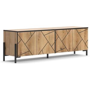 Vicco - Meuble TV moderne avec rangement - 156.8x50cm - Publicité Vicco - Meuble TV moderne avec rangement - 156.8x50cm - Publicité
