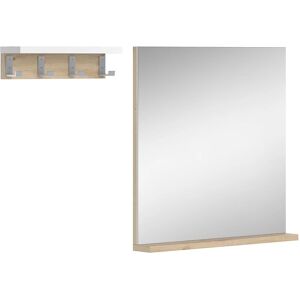 Espejo de baño Vicco Henri con estante - Espejo de baño Espejo de baño Vicco Henri con estante - Espejo de baño