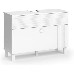 Gabinete de baño Vicco Sola - Moderno, Blanco, 100.2x72.4cm, 2 Cajones Gabinete de baño Vicco Sola - Moderno, Blanco, 100.2x72.4cm, 2 Cajones