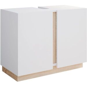 Meuble de salle de bain Vicco Gloria - Élégant, Blanc, 70.4x55.5cm - Publicité Meuble de salle de bain Vicco Gloria - Élégant, Blanc, 70.4x55.5cm - Publicité