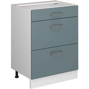 Vicco Meuble bas de cuisine R-Line - Bleu grisâtre - 60cm - Placard de cuisine - Publicité Vicco Meuble bas de cuisine R-Line - Bleu grisâtre - 60cm - Placard de cuisine - Publicité