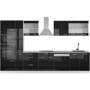 Vicco Mueble de cocina R-Line Negro y Blanco - Armario de Cocina Vicco Mueble de cocina R-Line Negro y Blanco - Armario de Cocina