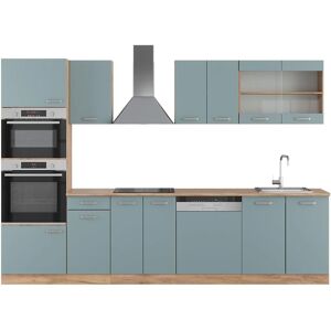 Placard de cuisine Vicco R-Line - Bleu-gris/doré foncé - 300cm - Publicité Placard de cuisine Vicco R-Line - Bleu-gris/doré foncé - 300cm - Publicité