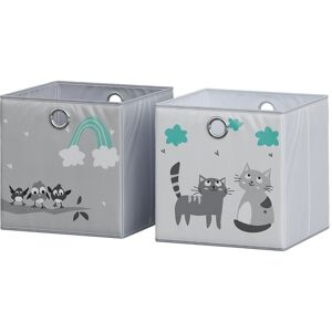 Vicco Faltbox - Katzen- und Vogelmotiv Vicco Faltbox - Katzen- und Vogelmotiv