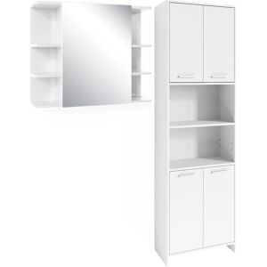 Conjunto de muebles de baño Vicco Maris - Blanco - 2 piezas Conjunto de muebles de baño Vicco Maris - Blanco - 2 piezas