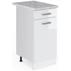 Vicco Modelo R-Line Armario universal - Blanco brillante - 40cm Vicco Modelo R-Line Armario universal - Blanco brillante - 40cm