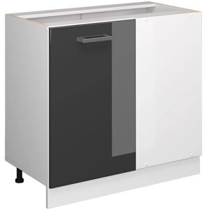 Gabinete de esquina Vicco R-Line - Universal, 86cm, Antracita Alto Brillo Gabinete de esquina Vicco R-Line - Universal, 86cm, Antracita Alto Brillo