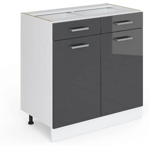 Vicco Gabinete universal R-Line - Antracita - 80cm - Almacenamiento Vicco Gabinete universal R-Line - Antracita - 80cm - Almacenamiento