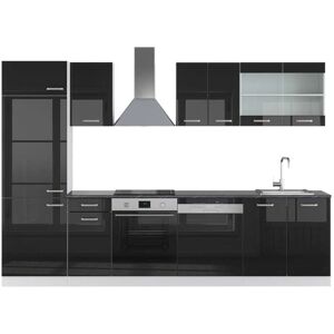 Vicco Mueble de Cocina R-Line Modular Negro Blanco - Cocina Vicco Mueble de Cocina R-Line Modular Negro Blanco - Cocina