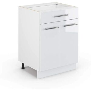 Armoire de bain Vicco Fame-Line Blanc brillant - 60x81,6 cm - Publicité Armoire de bain Vicco Fame-Line Blanc brillant - 60x81,6 cm - Publicité