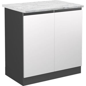 Vicco Blanco R-Line Gabinete Bajo Fregadero - Muebles de Cocina Vicco Blanco R-Line Gabinete Bajo Fregadero - Muebles de Cocina