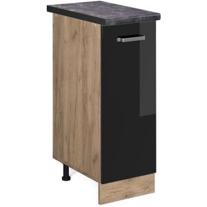 Armario de farmacia Vicco R-Line - Gabinete de medicamentos - Negro brillo intenso Armario de farmacia Vicco R-Line - Gabinete de medicamentos - Negro brillo intenso