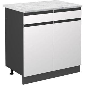 Vicco Armario de Cocina - 80cm Blanco Melamina - R-Line - Muebles de Cocina Vicco Armario de Cocina - 80cm Blanco Melamina - R-Line - Muebles de Cocina