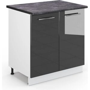 Vicco - Armario de cocina Fame-Line - Antracita, 80cm Vicco - Armario de cocina Fame-Line - Antracita, 80cm