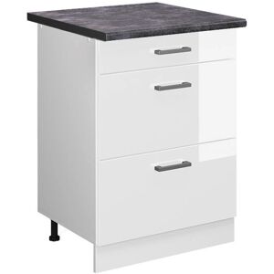 Mobili da cucina Vicco R-Line bianco lucido 60cm Mobili da cucina Vicco R-Line bianco lucido 60cm