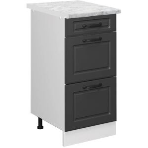 Gabinete de cocina Vicco - Antracita, 40cm, Ajustable, Melamina Gabinete de cocina Vicco - Antracita, 40cm, Ajustable, Melamina