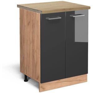Gabinete Bajo de Cocina Vicco R-Line - Antracita - 60cm Gabinete Bajo de Cocina Vicco R-Line - Antracita - 60cm