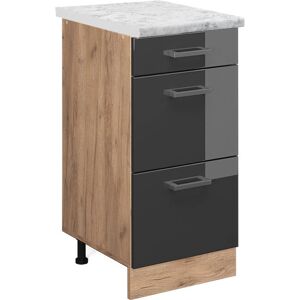 Vicco - Mueble de cocina compacto - Antracita - 40 cm - R-Line Vicco - Mueble de cocina compacto - Antracita - 40 cm - R-Line