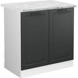 Gabinete de cocina Vicco - 80cm, antracita, ET Mármol Gabinete de cocina Vicco - 80cm, antracita, ET Mármol