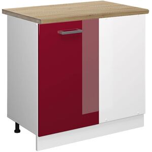 Armario de esquina Vicco R-Line - Rojo Burdeos alto brillo - 86cm Cocina Armario de esquina Vicco R-Line - Rojo Burdeos alto brillo - 86cm Cocina
