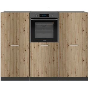 Bloque de cocina Vicco R-Line - Roble artesanal / Antracita - 180cm Bloque de cocina Vicco R-Line - Roble artesanal / Antracita - 180cm