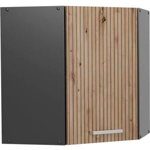 Vicco R-Line Armoire murale d'angle - Roble artisanal / Anthracite - 57cm - Publicité Vicco R-Line Armoire murale d'angle - Roble artisanal / Anthracite - 57cm - Publicité