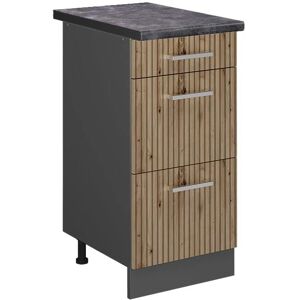 Meuble bas de cuisine Vicco R-Line - 40cm Pieds réglables - Publicité Meuble bas de cuisine Vicco R-Line - 40cm Pieds réglables - Publicité