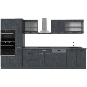 Vicco Mueble de Cocina Modular - 350cm, Negro/Antracita, Sin Encimera Vicco Mueble de Cocina Modular - 350cm, Negro/Antracita, Sin Encimera
